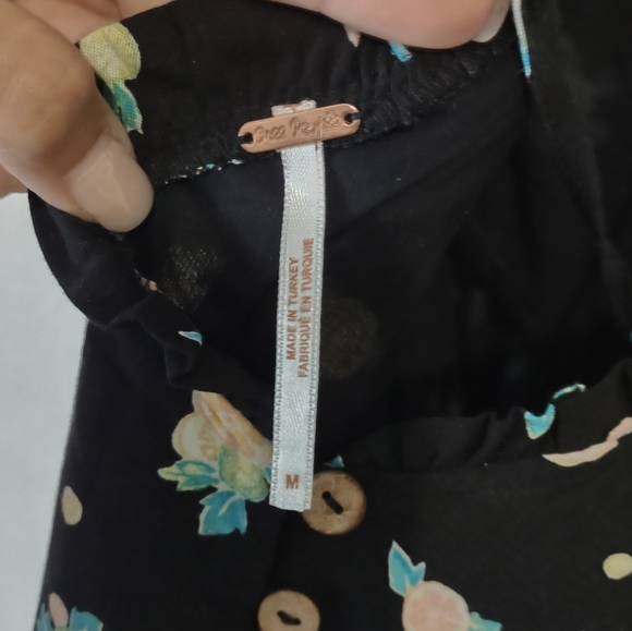 Free People Like A Lady Orange Slice Ruffle Mini Dress - Picture 4 of 4